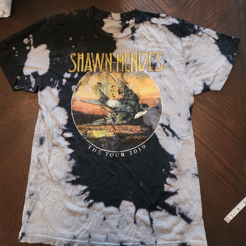 Shawn Mendes Black and Gray 2019 Tour Graphic Tee